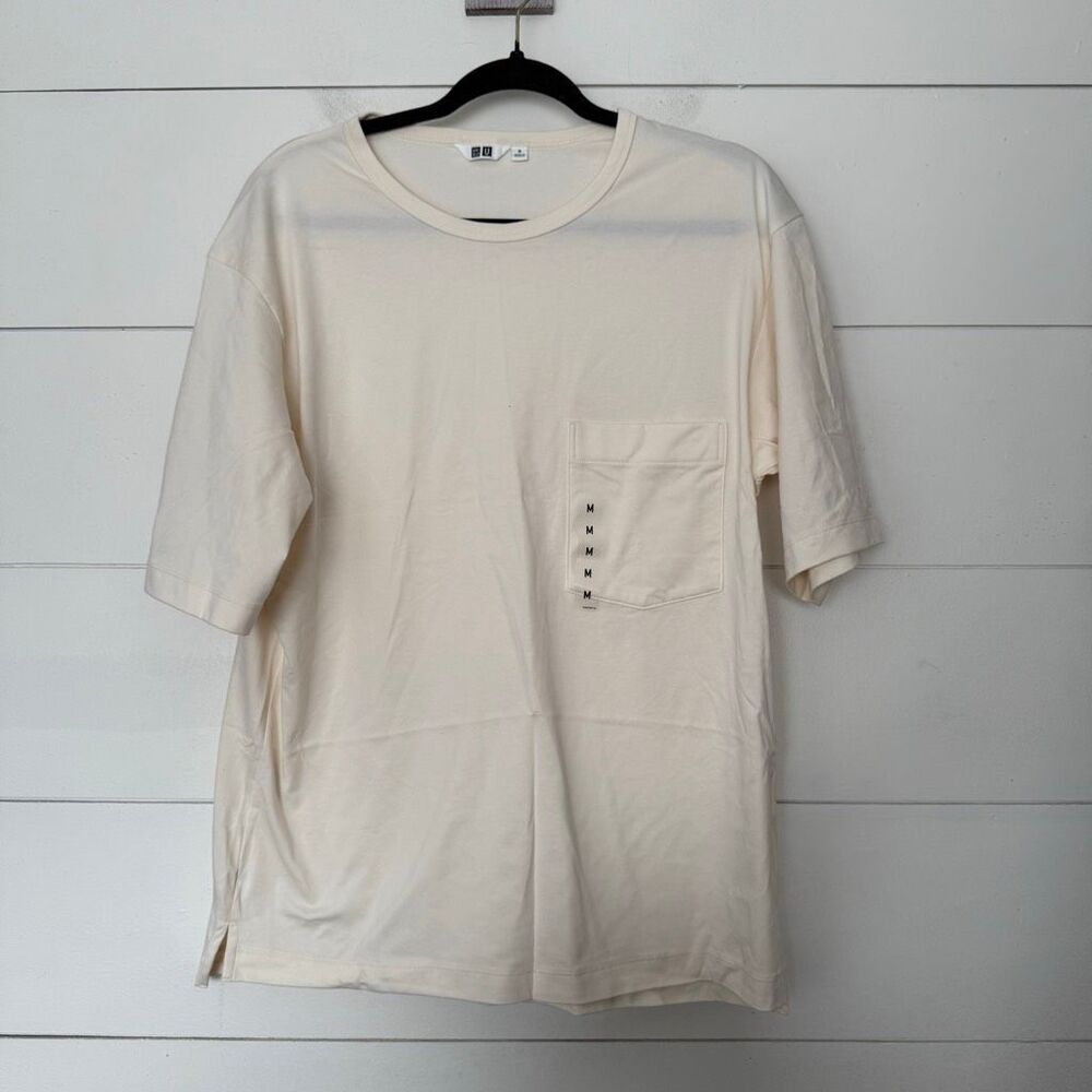 Uniqlo Women’s Medium Wide Short Sleeve Tee Minimalist Capsule New
